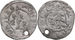 Reval, Sweden 1 öre 1626 - Gustav II Adolf (1611-1632)
1.39g. VF/VF The hole. Haljak 1274 R. SB.61. Rare!