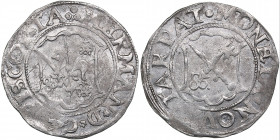 Dorpat ferding ND (1558) - Hermann II Wesel (1552-1558)
2.82g. AU/XF Mint luster. The Bishopric of Dorpat. Haljak 686 R. Rare!