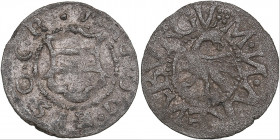 Kuressaare (Arensburg), Denmark schilling ND (1563/64) - Duke-Bishop Magnus (1560-1578)
0.95g. VF+/VF Haljak 721 R. Rare!