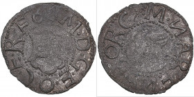 Kuressaare (Arensburg), Denmark schilling 1568 - Duke-Bishop Magnus (1560-1578)
0.73g. F/F Haljak 731 5R. Extremely rare!