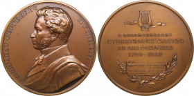 Russia - USSR medal The 150th Anniversary of the Birth of Alexander Pushkin, 1949
Shkurko, Salykov 79. UNC Diameter 70mm. 188g. Tompac. Mintage unkno...