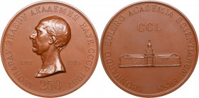 Russia - USSR medal 250th Anniversary of the birth of L. Euler, 1957
Shkurko, Salykov 134. UNC Diameter 60mm. 136g. Tompac. Mintage unknown. G.S. Shk...