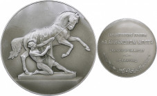 Russia - USSR medal Leningrad. Horse tamers. Sculptural group on the Anichkov bridge, 1958
Shkurko, Salykov 158. Diameter 58mm. 17.18g. Al. Mintage 33...
