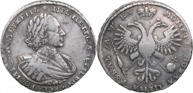 Russia Rouble 1721 К
27.59g. VF/VF Similar to Bitkin 475.