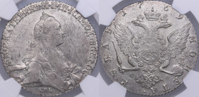 Russia Rouble 1769 СПБ-СА - NGC AU 58
Magnificient lustrous specimen. Rare state of preservation for this beautiful type. Bitkin 206.