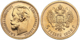 Russia 5 roubles 1902 АР
4.28g. UNC/UNC Magnificent lustrous specimen. Bitkin 29.