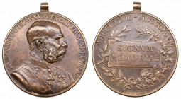 Austria medal 50th anniversary of Emperor Franz Joseph reign in 1898
19.98g. 35mm. XF/VF