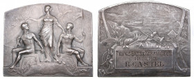 France medal Tennis Basse Normandie 1912 R. Castel
53.65g. 43x52mm. AU/AU Bronze.