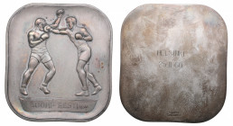 Finland - Russia - Estonia medal Boxing Helsinki 25.11.1960
184.44g. 91x82mm. UNC. Box.