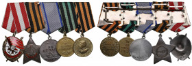 Russia - USSR orders and medals (5)
Order of the Red Banner, Order of Glory 3rd class, Medal For Courage, Medal For the Capture of Königsberg, Medal F...