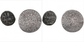 Lot of coins: Lithuania, Poland (2)
VG-VF 1/2 grosz 1548.