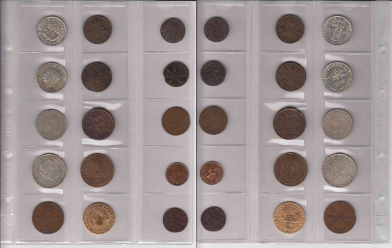 Coin lots: Sweden (15)
Various condition. Sold as is, no return.