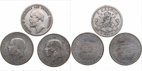 Sweden 2 kronor 1900 & 10 kronor 1972 (3)
F-AU