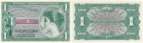 USA, MPC 1 dollar 1969 (651 series)
UNC Pick M72E.