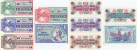 USA, MPC 5 cents - 1 dollar 1969 (661 series) (5)
UNC Pick M64-68.