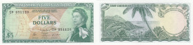 East Caribbean States 5 dollars 1965
UNC Pick 14g.