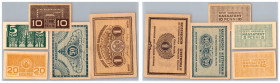 Estonia 1 marka & 50, 20, 10, 5 penni 1919 (5)
XF-UNC. Sold as is, no return. Pick 39, 40, 41, 42, 43.