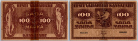 Estonia 100 marka 1919
G Sold as is, no return. Pick 48.