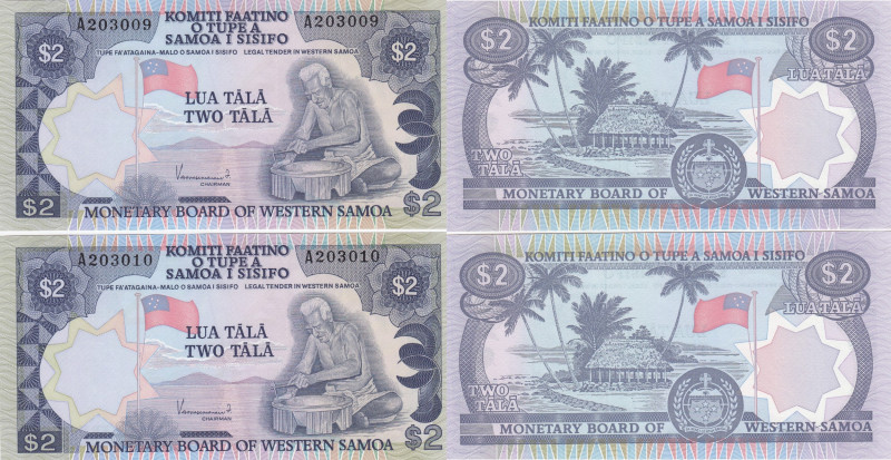 Western Samoa 2 tala 1980 (2)
UNC Pick 20.
