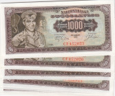 Yugoslavia 1000 dinar 1963 (10)
AU Pick 75.