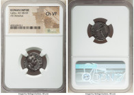 Galba (AD 68-69). AR denarius (18mm, 6h). NGC Choice VF. Rome. IMP SER GALBA-CAESAR AVG, laureate head of Galba right / DIVA-AVGVSTA, Livia standing f...