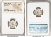 Julia Domna (AD 193-217). AR denarius (19mm, 6h). NGC AU. Rome, AD 211-217. IVLIA PIA-FELIX AVG, draped bust of Julia Domna right, seen from front, we...