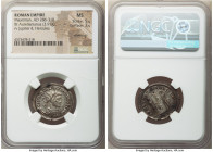Maximian, First Reign (AD 286-310). BI antoninianus (24mm, 3.97 gm, 11h). NGC MS 5/5 - 3/5, Silvering. Antioch, 2nd officina, ca. AD 285-295. IMP C M ...