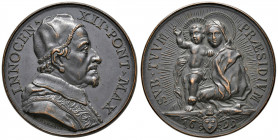 Innocenzo XII (1691-1700). Medaglia straordinaria 1699. Opus: Hamerani. Il mosaico della Beata Vergine nel cortile del Quirinale. BR (g 30,08 - Ø 38 m...