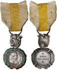 Pio X (1903-1914). Medaglia d'Onore Militare BENE MERENTI (1904) in argento e smalti con nastrino e astuccio originale (Tanfani & Bertarelli Roma). AG...