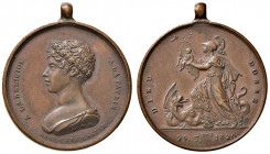 FRANCIA. Maria Carolina di Borbone (1798-1870). Medaglia 1820. Opus: Cahier. Per la nascita del figlio della Principessa M. Carolina, Duchessa di Berr...