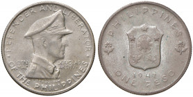 FILIPPINE. Repubblica. Peso 1947 S. AG (g 20,10). KM 185.
FDC