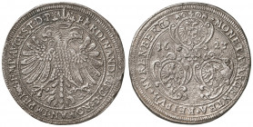 GERMANIA. Nürnberg. Ferdinand II (1618-1637). Tallero 1623. AG (g 25,25). Dav. 5636. Metallo poroso.
BB