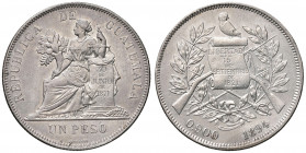 GUATEMALA. Repubblica. 1 Peso 1894. AG (g 24,55). KM 210.
qSPL
