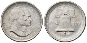 USA. 1/2 Dollaro 1926 Sesquicentennial. AG (g 12,44). KM 160.
qFDC