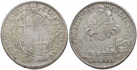 BOLOGNA. Governo Popolare (1796-1797). 10 Paoli 1796. AG (g 28,91). Gig. 4. R 
BB+