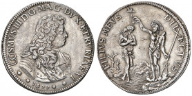 FIRENZE. Cosimo III De Medici (1670-1723). Piastra 1677. AG (g 31,15). MIR 326/4.
qSPL