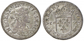 FOSDINOVO. Maria Maddalena Centurioni (1663-1669). Luigino 1666. AG (g 2,00). Cammarano 65.
SPL