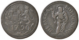 LUCCA. Carlo Ludovico di Borbone (1824-1847). Bolognino 1790 (1835). CU (g 2,89). Gig. 10. 
qBB