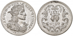 NAPOLI. Carlo II di Spagna (1674-1700). 50 Grana 1693. AG (g 10,95). Magliocca 13. 
FDC