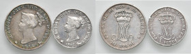 PARMA. Maria Luigia d'Austria (1815-1847). Lotto di 2 monete. 10 e 5 Soldi 1815. AG. Gig. 10, 12. Mediamente da qBB a BB.
qBB/BB