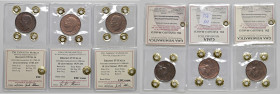 REGNO D'ITALIA. Vittorio Emanuele III (1900-1943). Lotto di 3 monete: 10 Centesimi 1927 (FDC rosso), 1929 (FDC rosso), 1930 (FDC). CU. Gig. 236, 238, ...