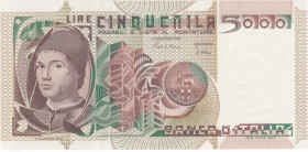 REPUBBLICA. Biglietto di banca. 5000 lire ANT. DA MESSINA. 01-07-1980. Gig. BI-68B. Periziata Marco Esposito.
FDS