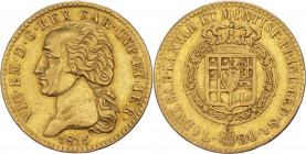 Regno di Sardegna - Torino - Vittorio Emanuele I (1802-1821) - 20 lire 1816 - Gig.11 - MOLTO RARO (RR)

qBB/MB

SPEDIZIONE SOLO IN ITALIA - SHIPPI...