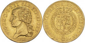 Regno di Sardegna - Torino - Vittorio Emanuele I (1802-1821) - 20 lire 1818 - Gig.13 - RARO (R)

qBB/MB

SPEDIZIONE SOLO IN ITALIA - SHIPPING ONLY...