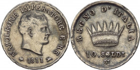 Milano - Napoleone I Re d'Italia (1808-1814) - 10 soldi 1811 - Ag

BB

SPEDIZIONE SOLO IN ITALIA - SHIPPING ONLY IN ITALY