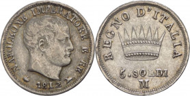 Milano - Napoleone I Re d'Italia (1805-1814) 5 Soldi 1812 - Ag - Gig. 192

SPL

SPEDIZIONE SOLO IN ITALIA - SHIPPING ONLY IN ITALY