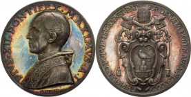 Pio XII, Pacelli (1939-1958) - medaglia per l' elezione al Pontificato 1939 - Anno I - NC - Ag - gr.39,88 - mm44 - bellissima patina iridescente

FD...