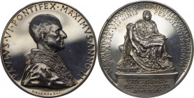 Città del Vaticano - Paolo VI (1963-1978) - medaglia - 400°Anniversario morte di Michelangelo - 1964 anno II - opus Giampaoli - gr. 41,24 - Ø mm44 - A...