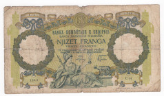 Albania - Occupazione italiana (1939-1943) - 20 franga - N° serie: C14 1245 - 1939 - P# 7

B

SPEDIZIONE SOLO IN ITALIA - SHIPPING ONLY IN ITALY