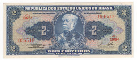 Repubblica degli Stati Uniti del Brasile (1889-1967) - 2 cruzeiros - N° serie 056518 - 1954-1958 -American BankNote Company - P# 151

FDS

SPEDIZI...